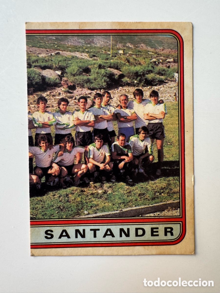 Cromos de f&uacute;tbol: Figurine Panini Futbol 81 - 82 1981 1982 Racing de Santander &ndash; N&ordm; 243 &ndash; Plantilla