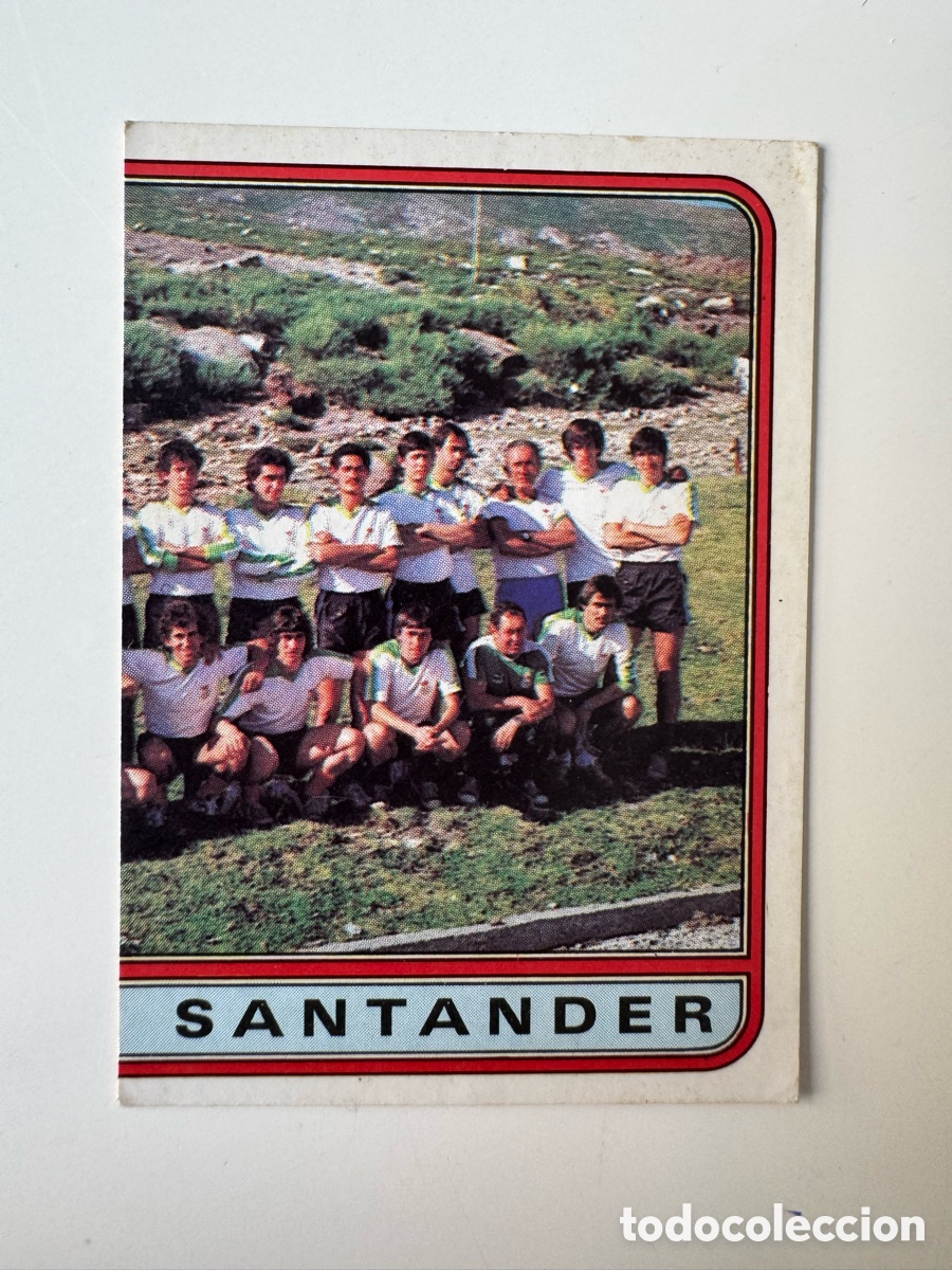 Cromos de f&uacute;tbol: Figurine Panini Futbol 81 - 82 1981 1982 Racing de Santander &ndash; N&ordm; 243 &ndash; Plantilla