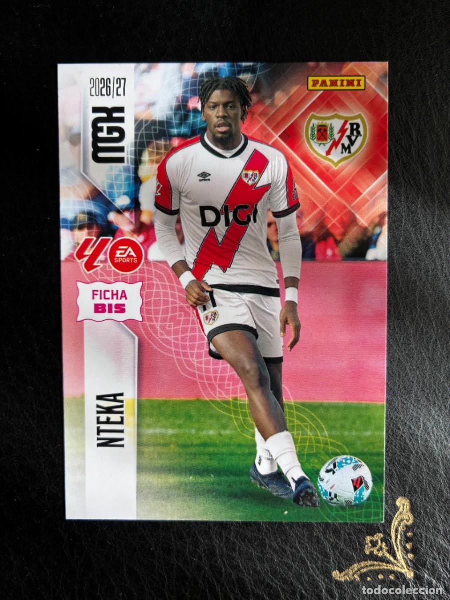 Cromos de f&uacute;tbol: 297 BIS NTEKA 2&ordm; 2&ordf; 2 EDICION 297BIS RAYO VALLECANO MEGACRACKS MGK 2026 2027 26 27 PANINI