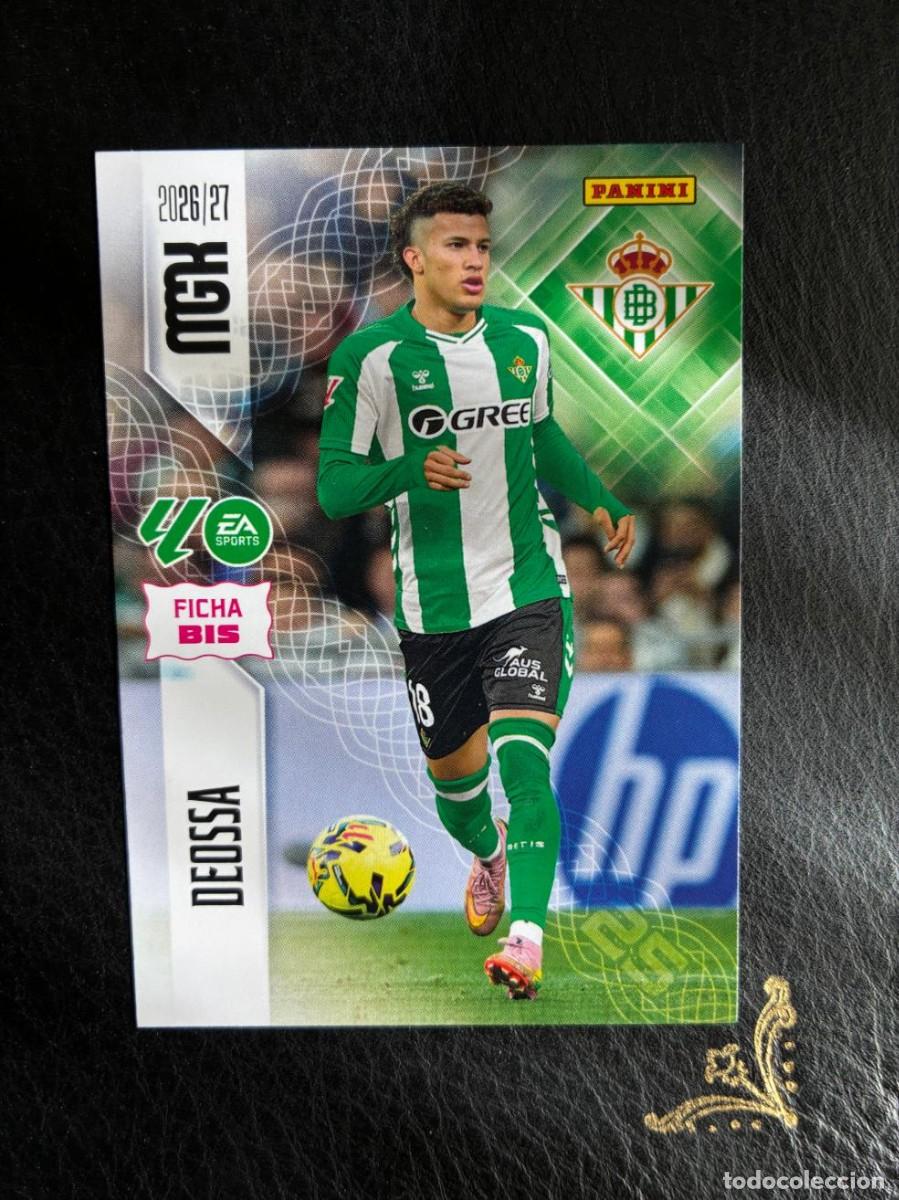 Cromos de f&uacute;tbol: 100 BIS DEOSSA 100BIS BETIS 2&ordm; 2&ordf; 2 EDICION MEGACRACKS MGK 2026 2027 26 27 PANINI