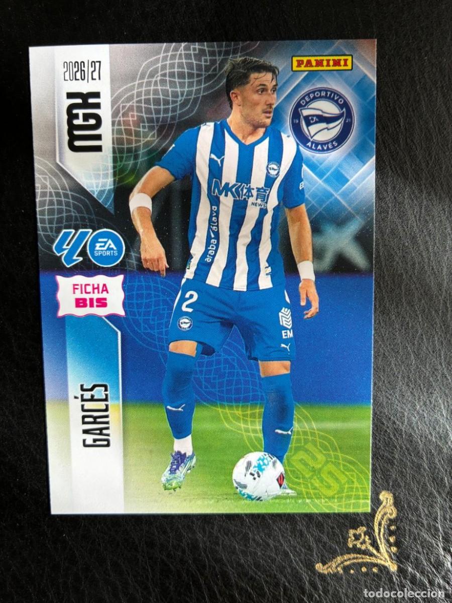 Cromos de f&uacute;tbol: 25 BIS GARCES 25BIS ALAVES 2&ordm; 2&ordf; 2 EDICION MEGACRACKS MGK 2026 2027 26 27 PANINI