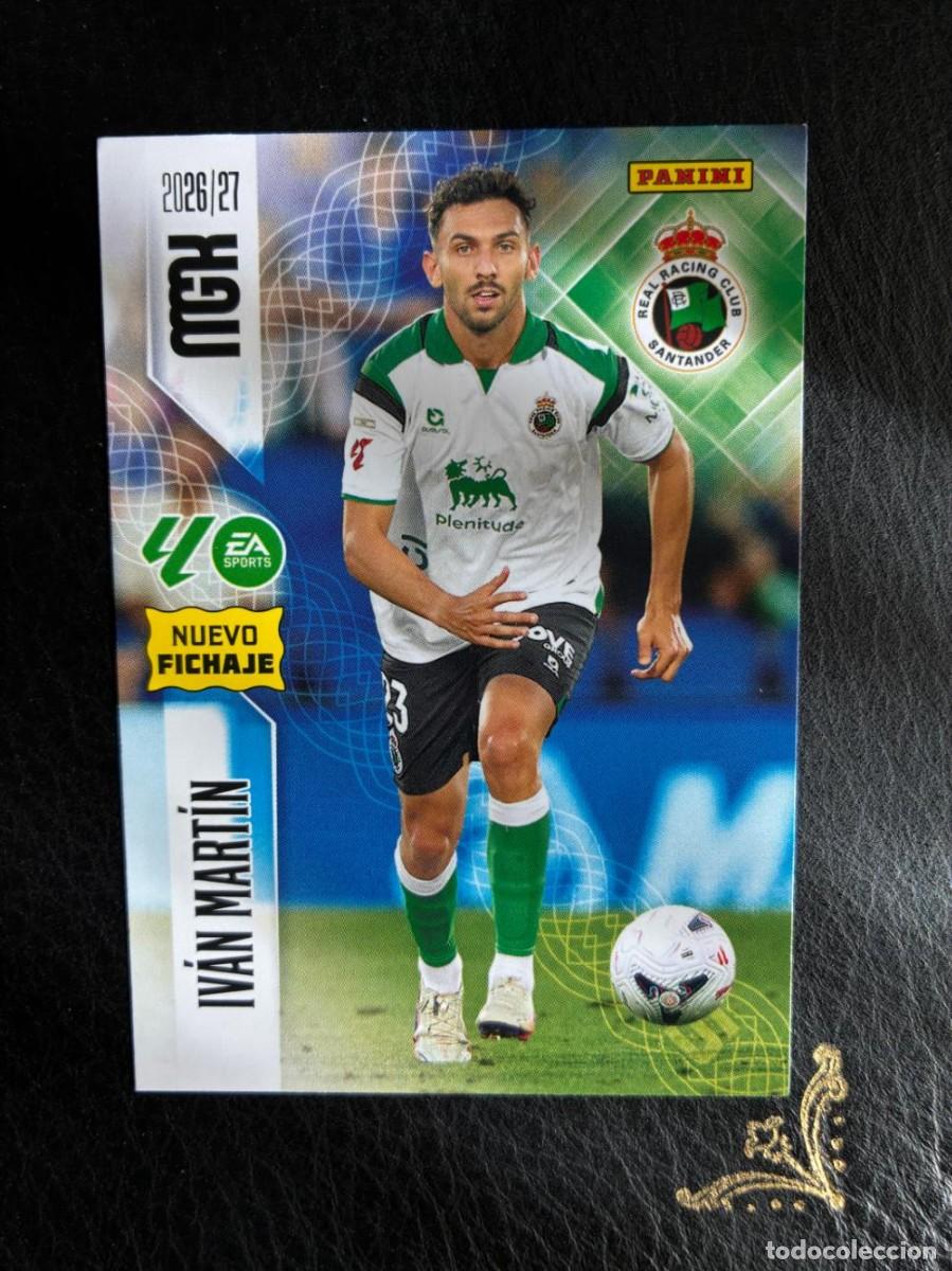 Cromos de f&uacute;tbol: 481 IVAN MARTIN RACING SANTANDER NUEVO FICHAJE 2&ordm; 2&ordf; 2 EDICION MEGACRACKS MGK 2026 2027 26 27 PANINI