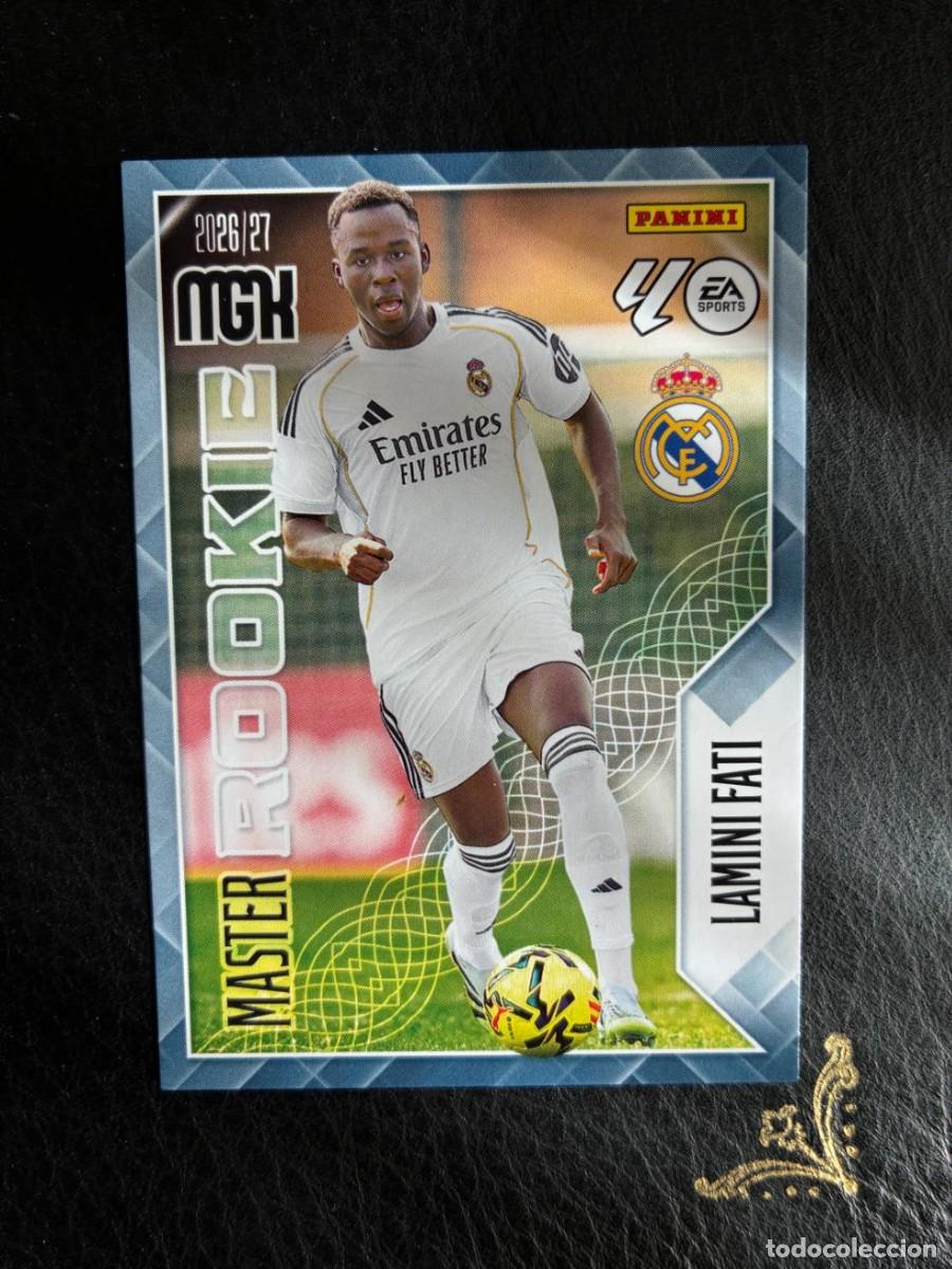 Cartes &agrave; collectionner de Football: 416 LAMINI FATI MASTER ROOKIE REAL MADRID MEGACRACKS MGK 2026 2027 26 27 PANINI