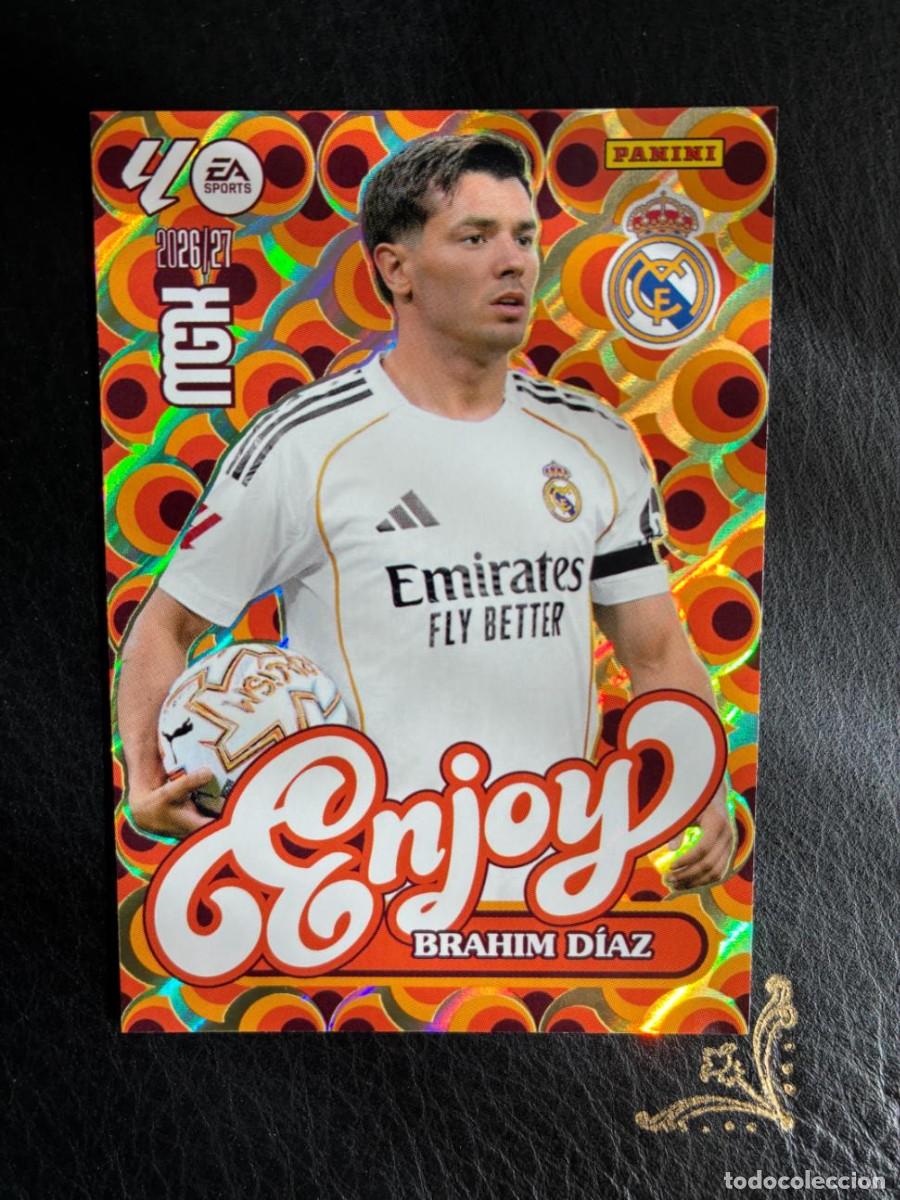 Cromos de f&uacute;tbol: 380 BRAHIM DIAZ ENJOY REAL MADRID MEGACRACKS MGK 2026 2027 26 27 PANINI