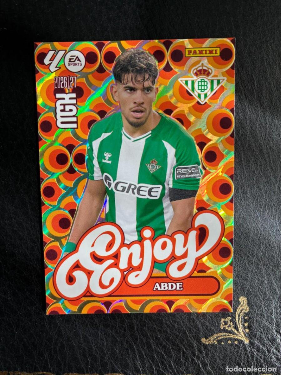 Cromos de f&uacute;tbol: 379 ABDE ENJOY BETIS MEGACRACKS MGK 2026 2027 26 27 PANINI