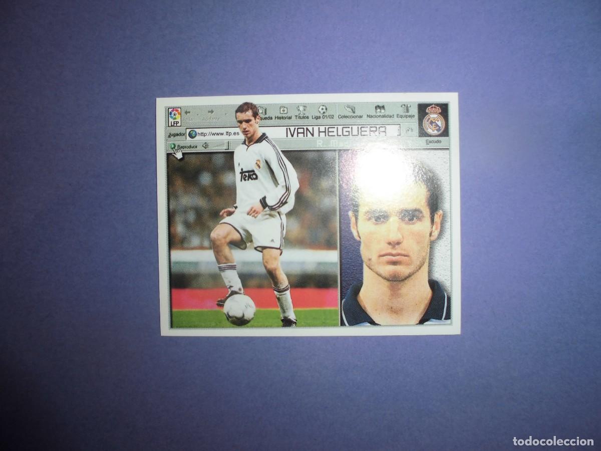 Cromos de f&uacute;tbol: CROMO DE FUTBOL: IVAN HELGUERA - REAL MADRID - EDICIONES ESTE. LIGA 2001 - 2002. 01/02.