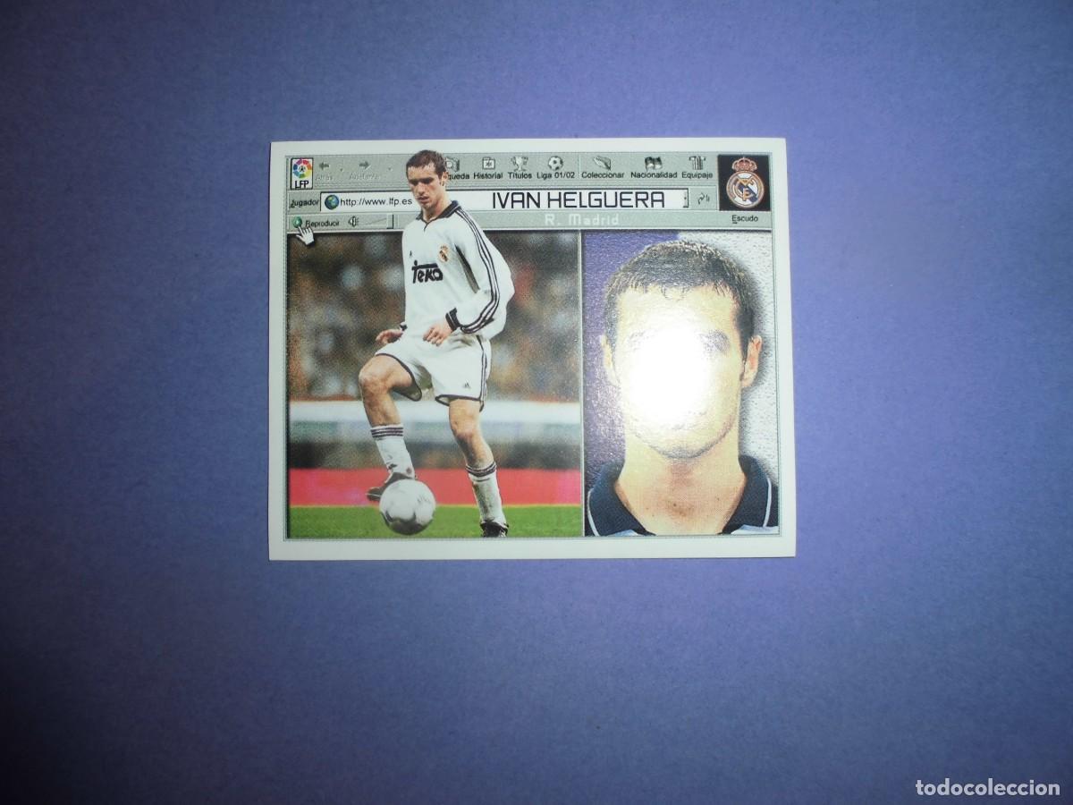 Cromos de f&uacute;tbol: CROMO DE FUTBOL: IVAN HELGUERA - REAL MADRID - EDICIONES ESTE. LIGA 2001 - 2002. 01/02.