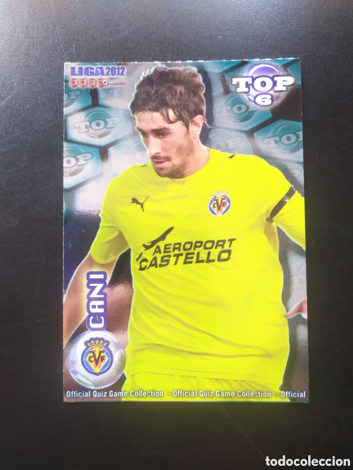 Cromos de f&uacute;tbol: Mundicromo fichas Liga 2011 2012 11 12 Cani top brillo azul n&deg; 589 Villarreal