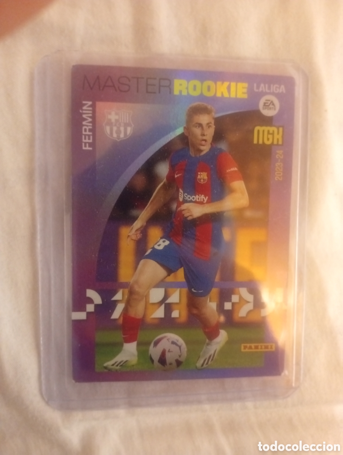 Cromos de f&uacute;tbol: Cromo N&ordm; 511 Ferm&iacute;n - Master Rookie - Panini Megacracks 2023-24 - FC Barcelona