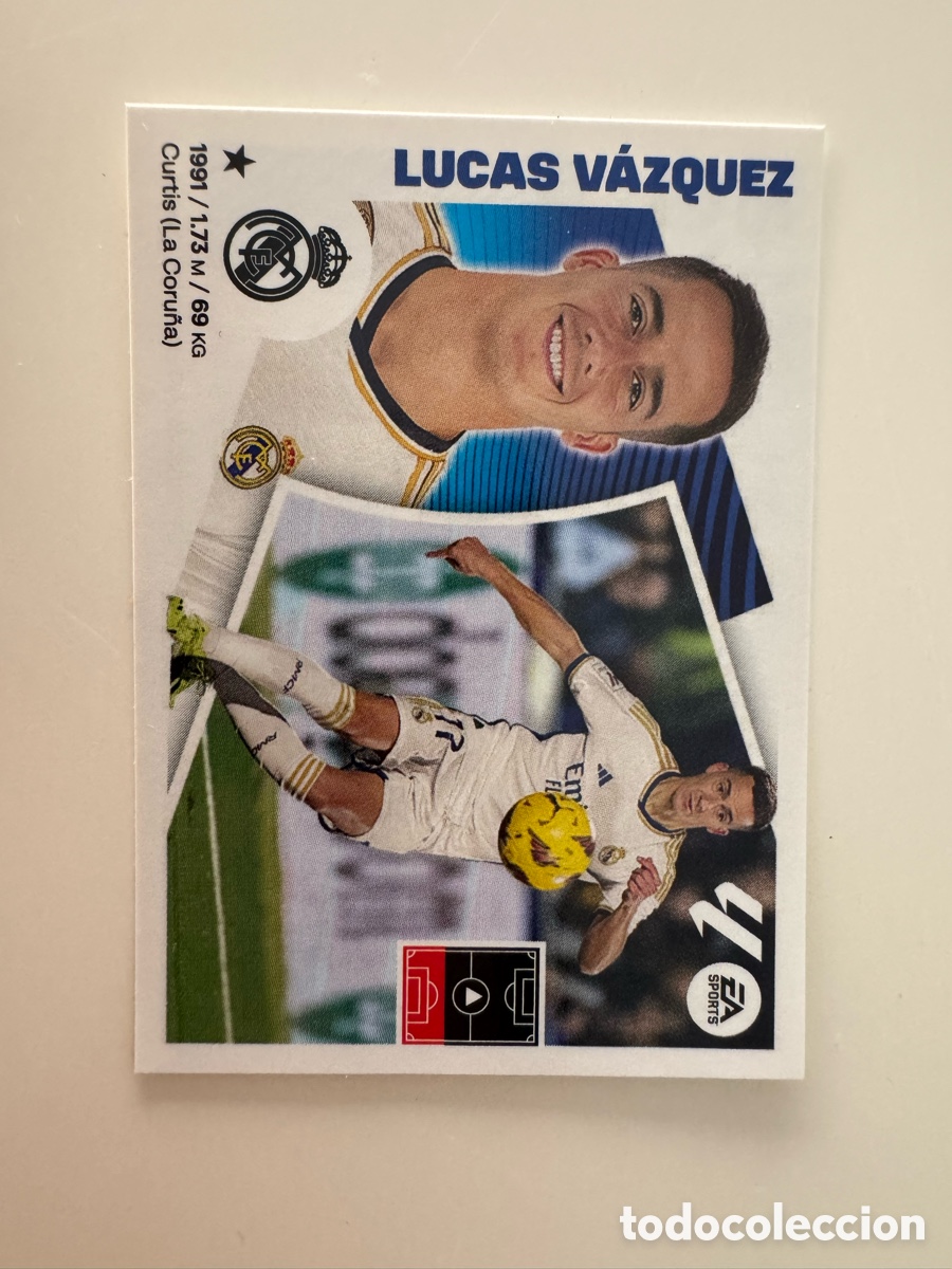 Cromos de f&uacute;tbol: PANINI LIGA ESTE 2024-2025 24 25 &ndash; N&ordm; 9A 9 A &ndash; Lucas Vazquez