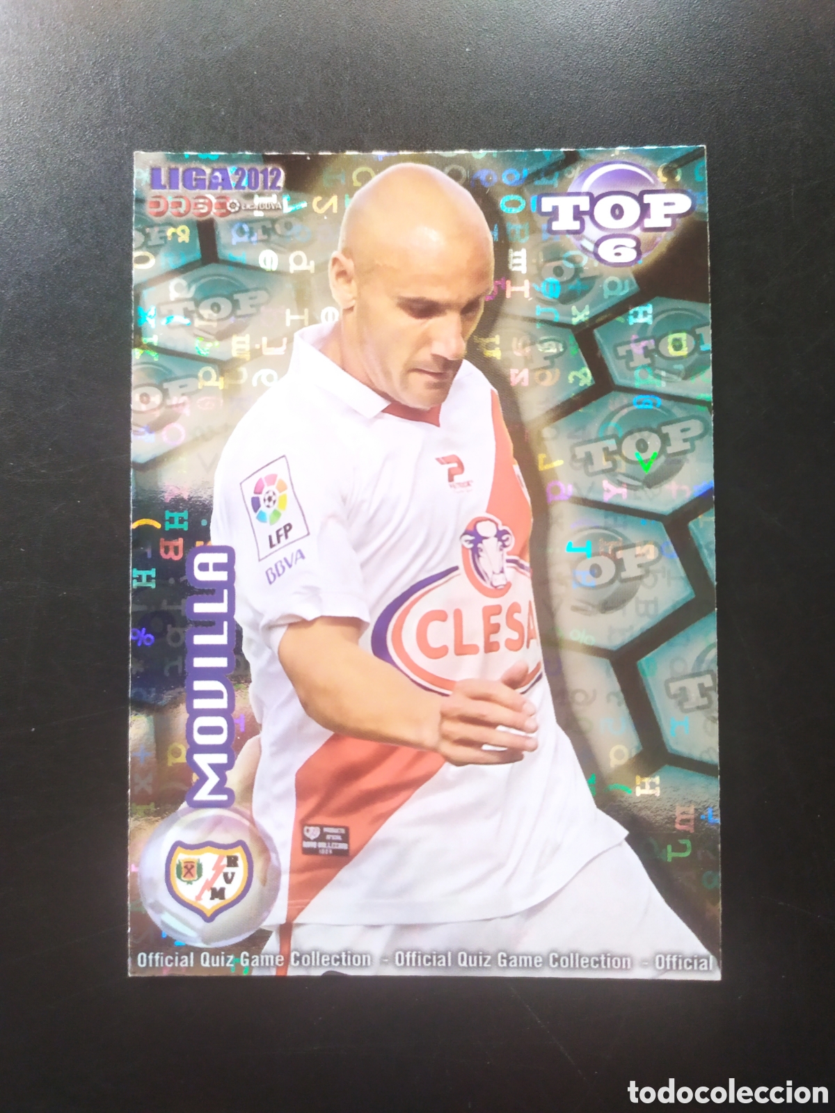 Cromos de f&uacute;tbol: Mundicromo fichas Liga 2011 2012 11 12 Movilla top brillo letras n &deg; 594 Rayo Vallecano