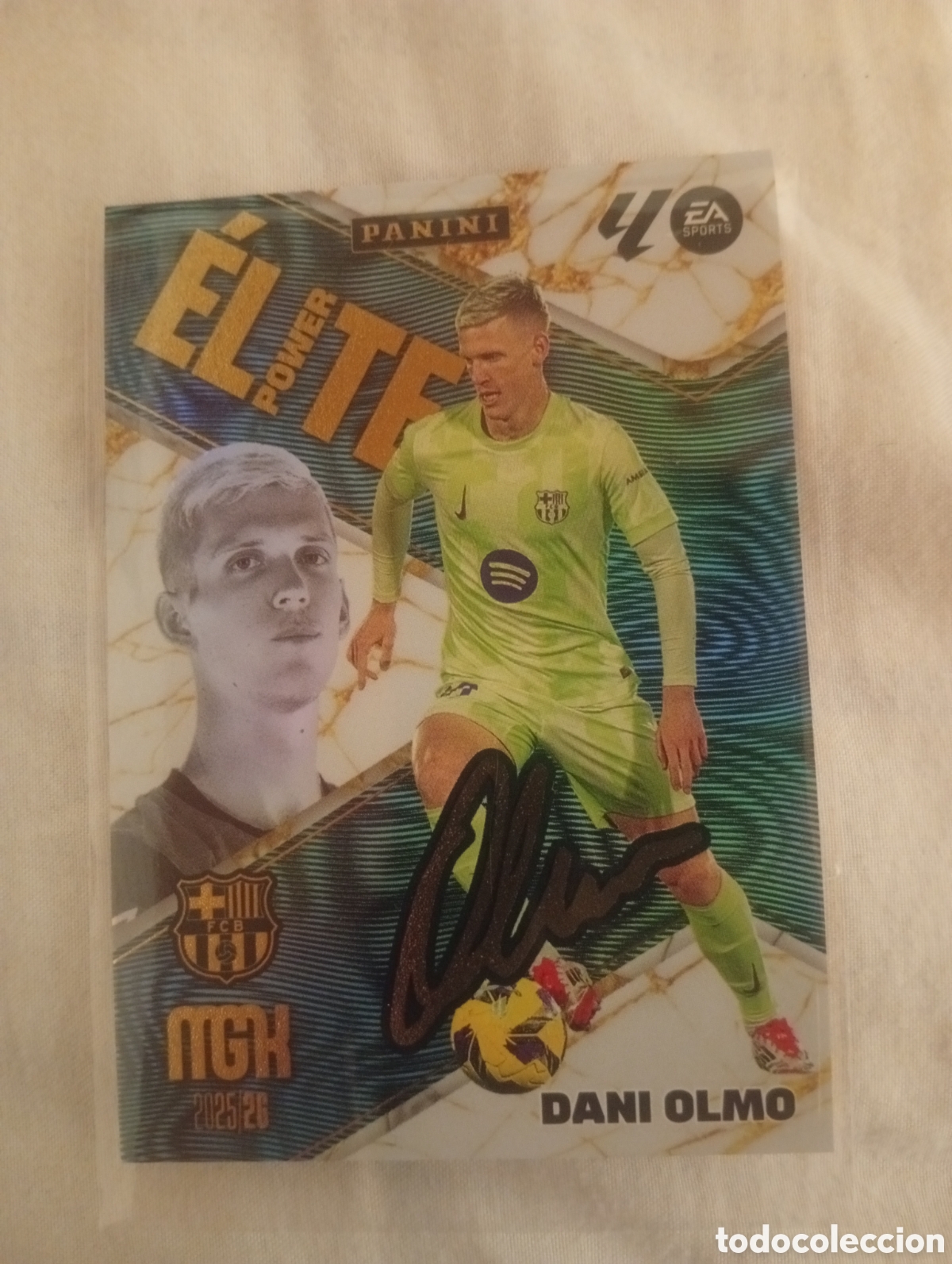 Cromos de f&uacute;tbol: Dani Olmo 476 Power &Eacute;lite - Megacracks 24/25 - Bar&ccedil;a