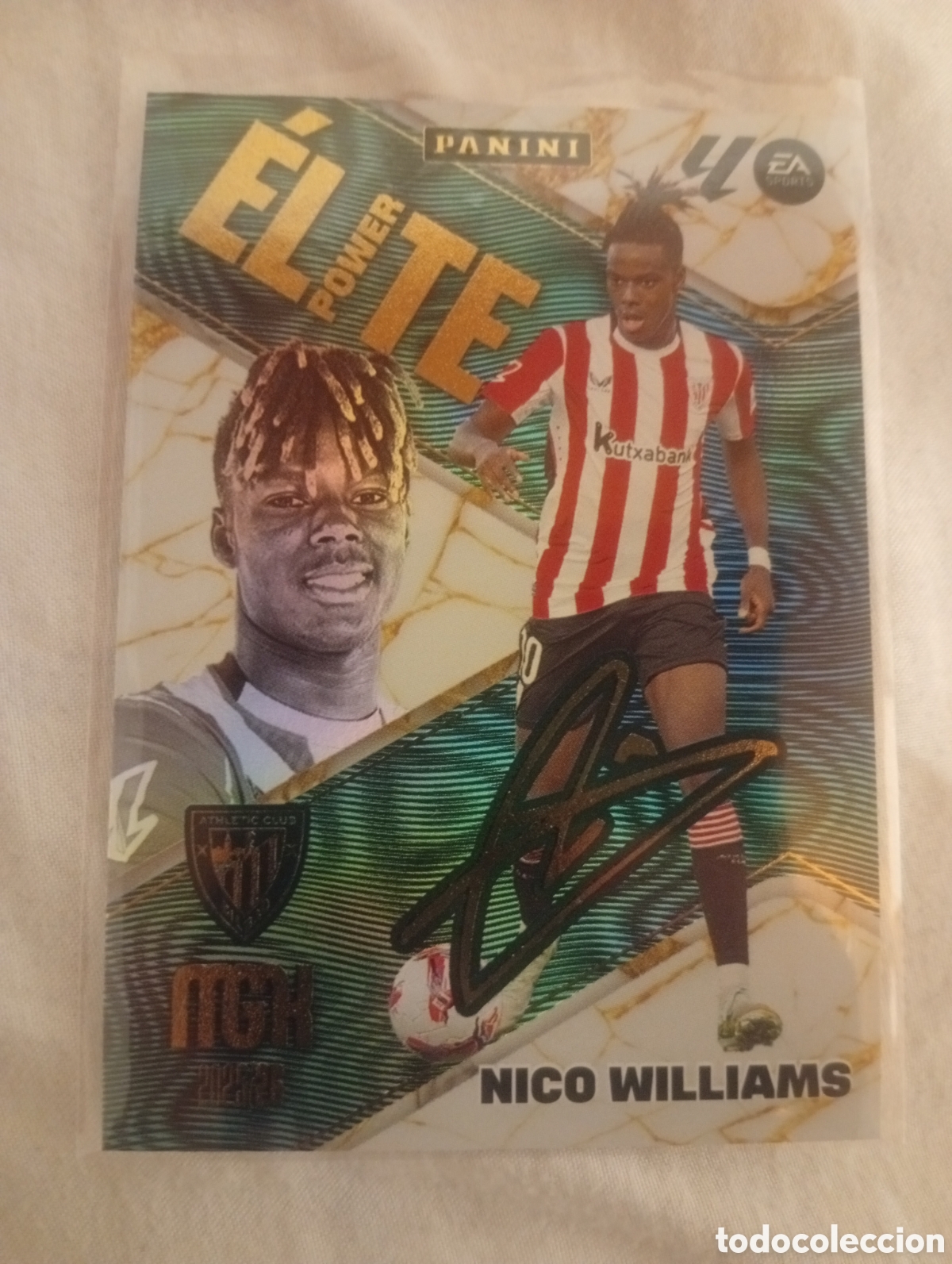 Cromos de f&uacute;tbol: Nico Williams 473 Power &Eacute;lite - Megacracks 24/25 - Athletic