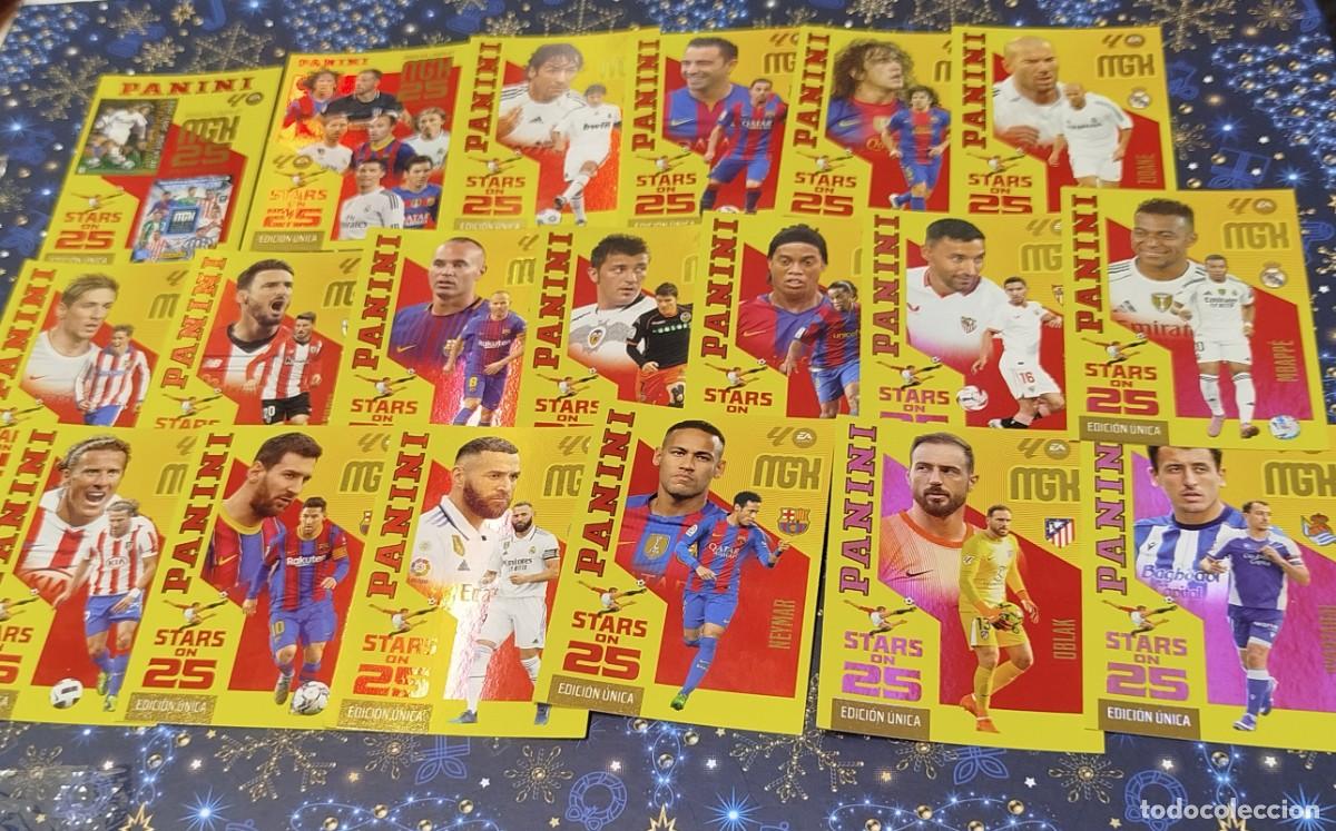 Cromos de f&uacute;tbol: LOTE MGK 26/27 STARS ON 25