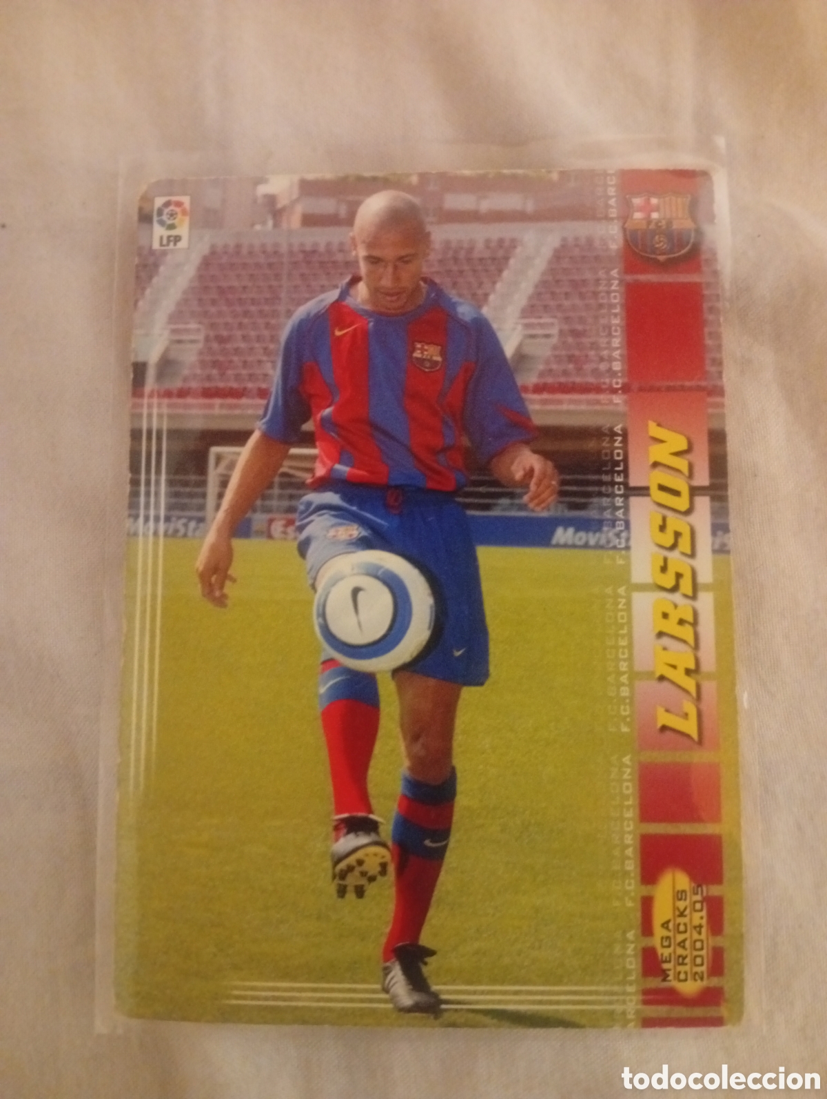 Cromos de f&uacute;tbol: Larsson 59 - Megacracks 04/05 - Bar&ccedil;a - Foto 1