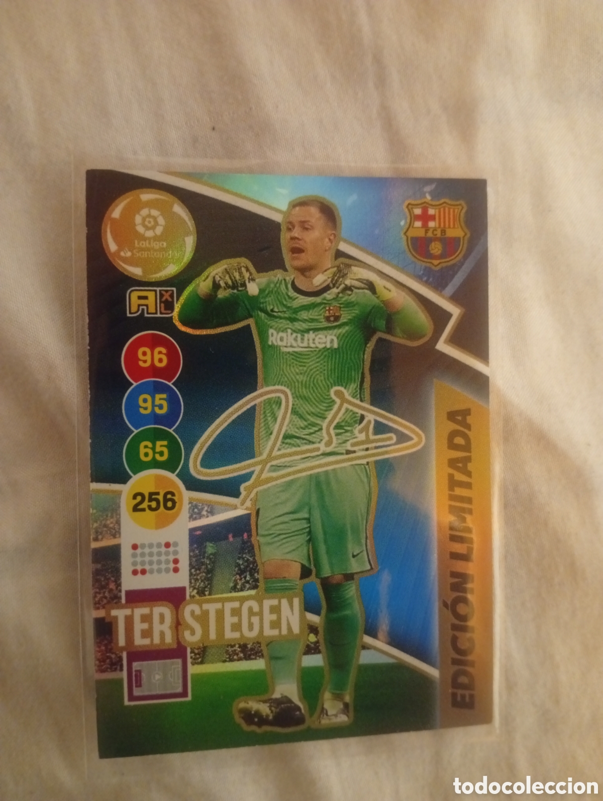 Cromos de f&uacute;tbol: Ter Stegen Edici&oacute;n Limitada Firmada - Adrenalyn 20-21