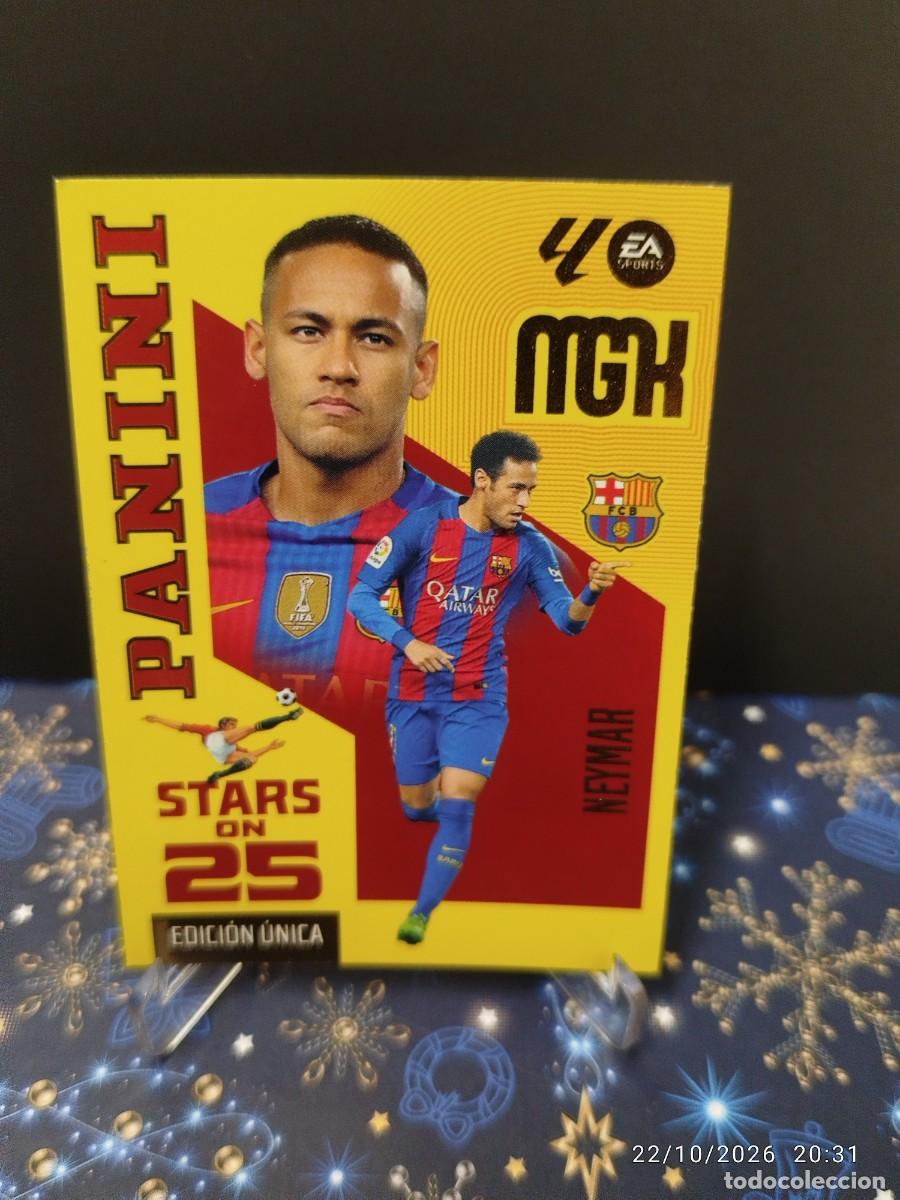 Cromos de f&uacute;tbol: Cromo MGK 26/27 STARS ON 25 446 Neymar