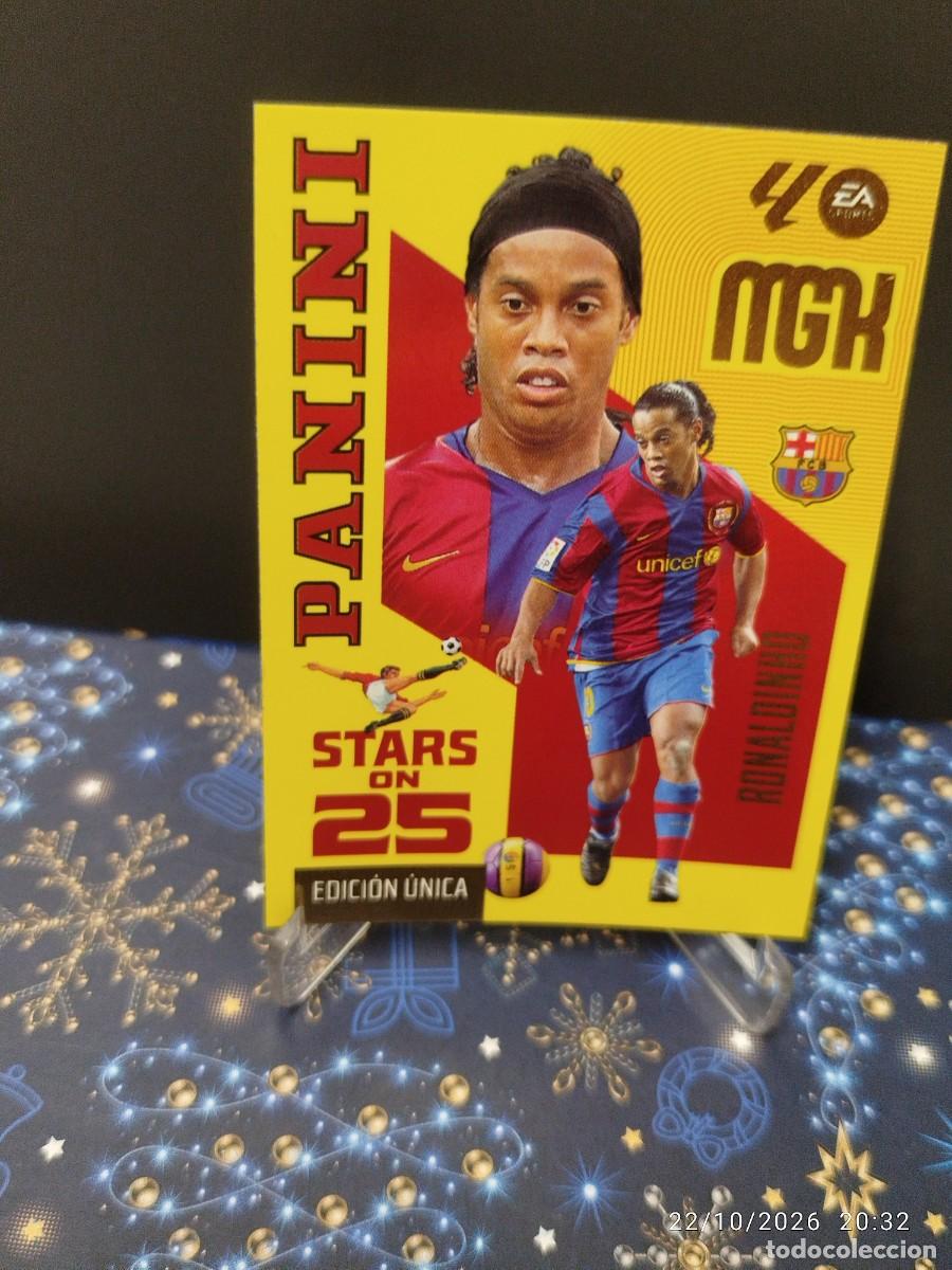 Cromos de f&uacute;tbol: Cromo MGK 26/27 STARS ON 25 436 Ronaldinho
