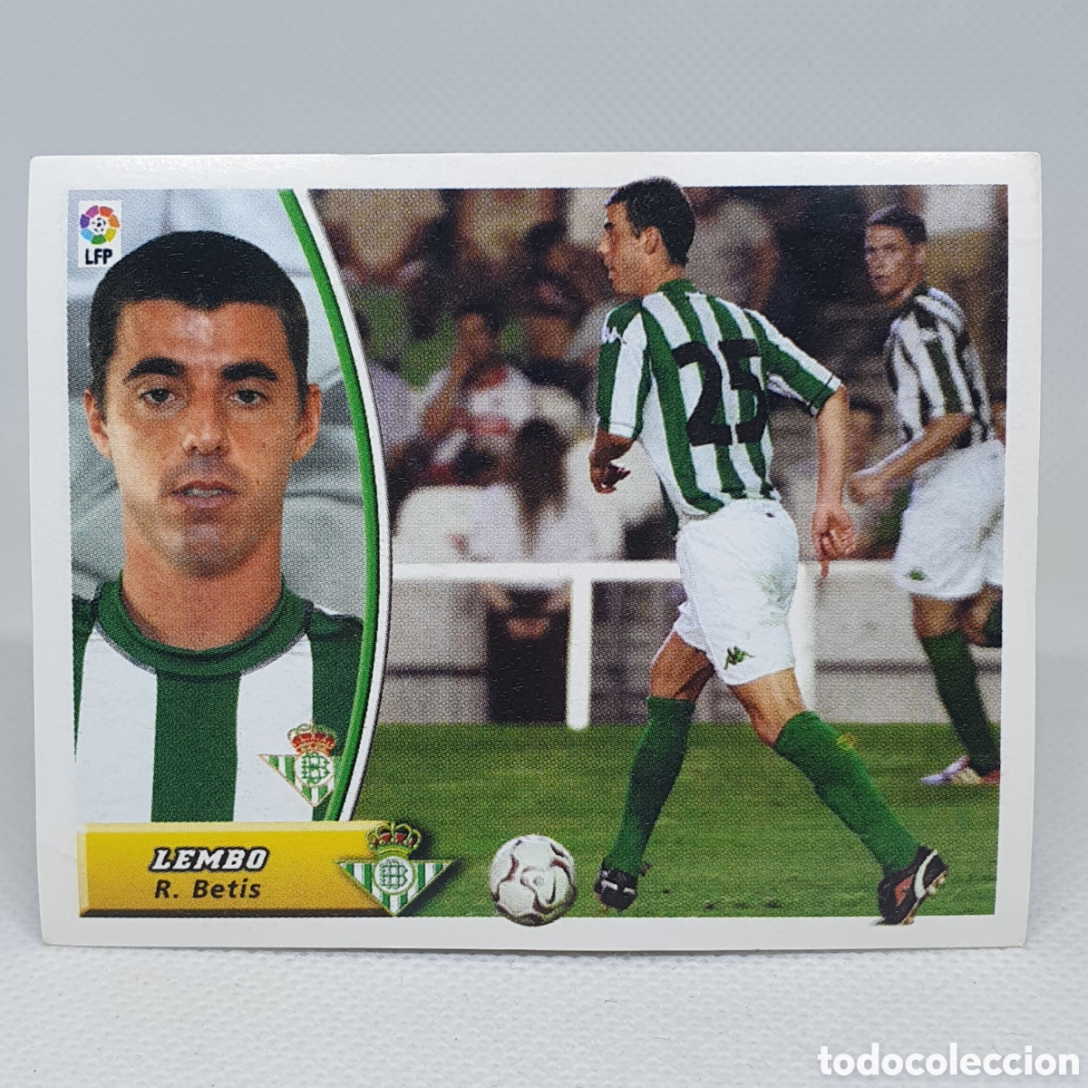 Cromos de f&uacute;tbol: ⚽️ CROMO DE FUTBOL LEMBO BETIS ULTIMOS FICHAJES N.32 LIGA 2003-2004 ESTAMPAS EDICIONES ESTE LIGA 03