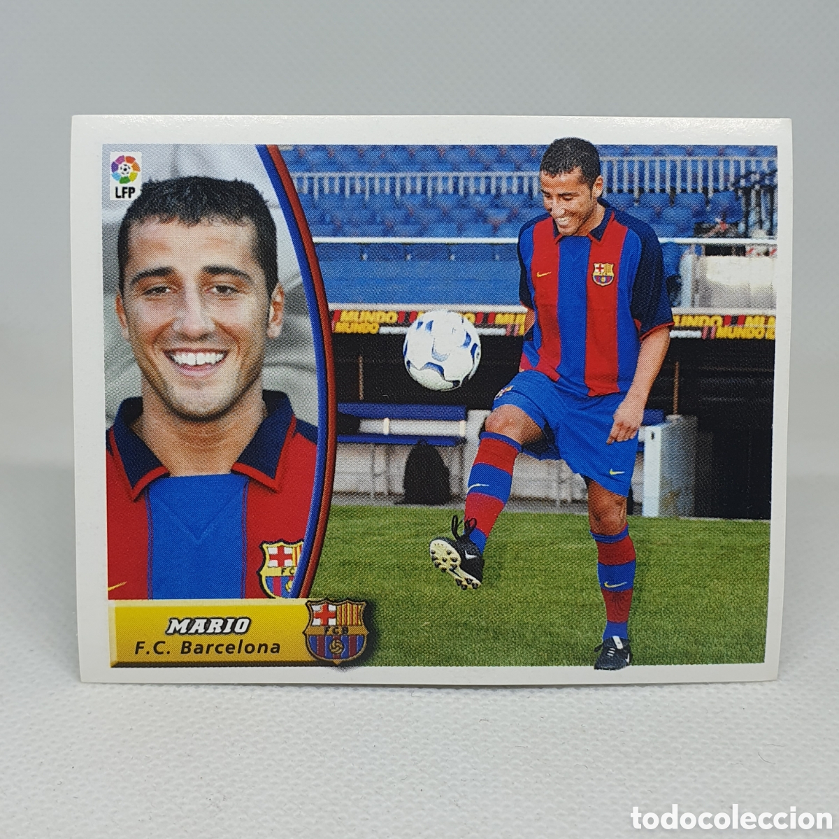 Cromos de f&uacute;tbol: ⚽️ CROMO DE FUTBOL MARIO BARCELONA ULTIMOS FICHAJES N.33 LIGA 2003-2004 ESTAMPAS EDICIONES ESTE LIGA