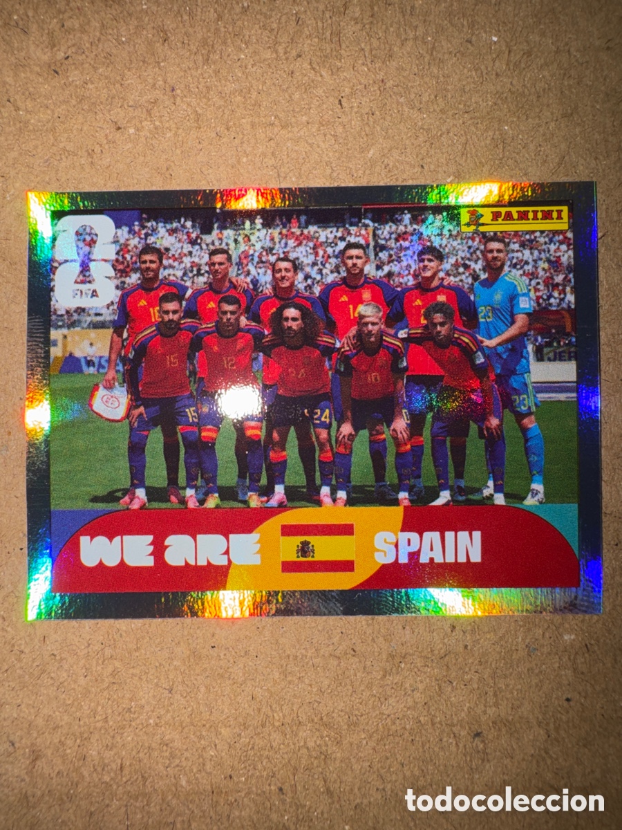 Cromos de f&uacute;tbol: ESP 13 BIS Plantilla FIFA world cup 2026 Espa&ntilde;a Selecci&oacute;n Espa&ntilde;ola Cromo ven&iacute;a en jug&oacute;n 234 panini