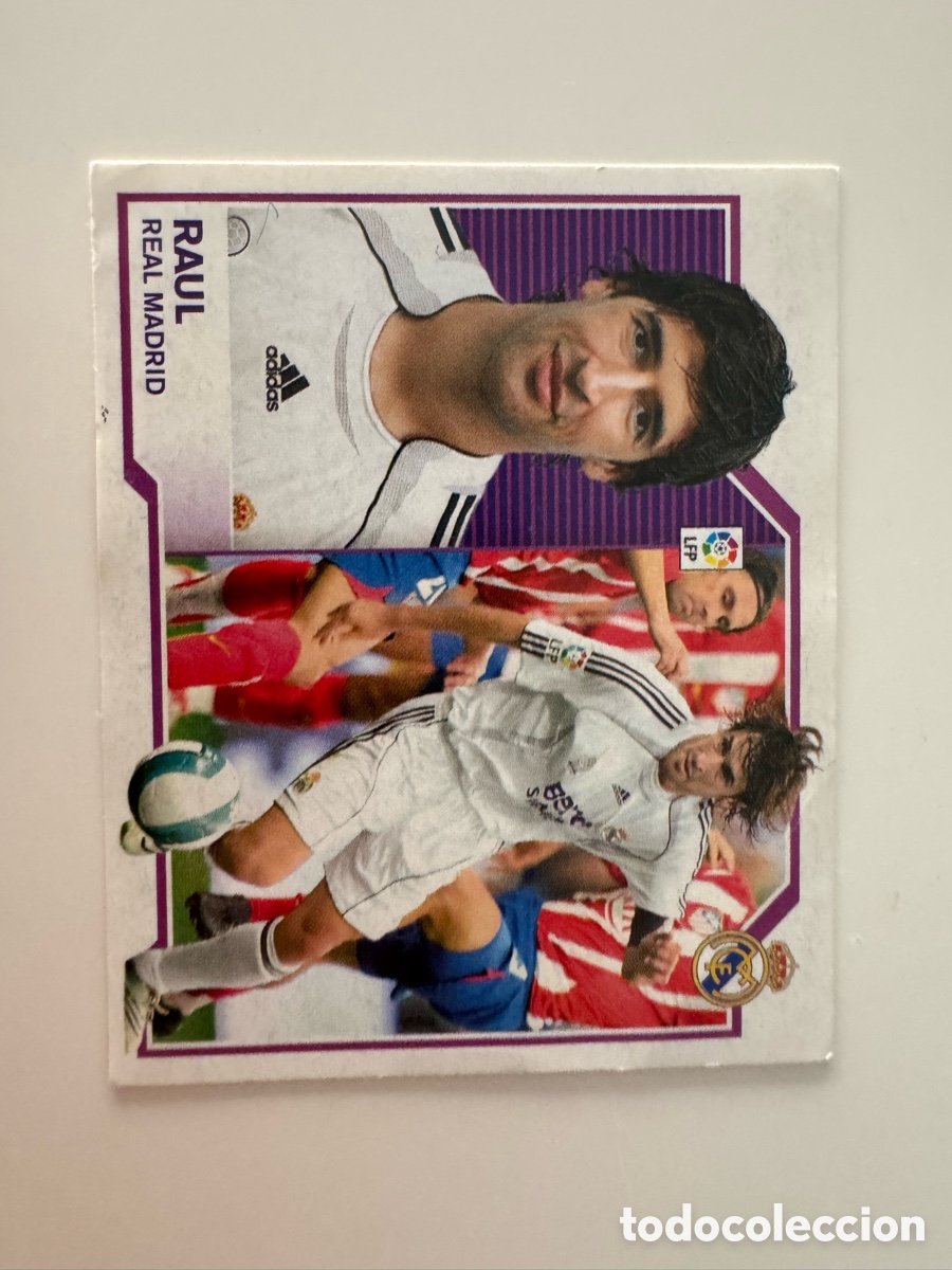 Cromos de f&uacute;tbol: PANINI LIGA bbva ESTE 2007-2008 07 08 &ndash; Real Madrid Raul Gonzalez