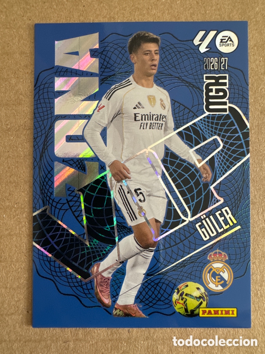 Cromos de f&uacute;tbol: # 396 Arda G&uuml;ler Real Madrid Zona VIP Megacracks 26 27 2026 2027