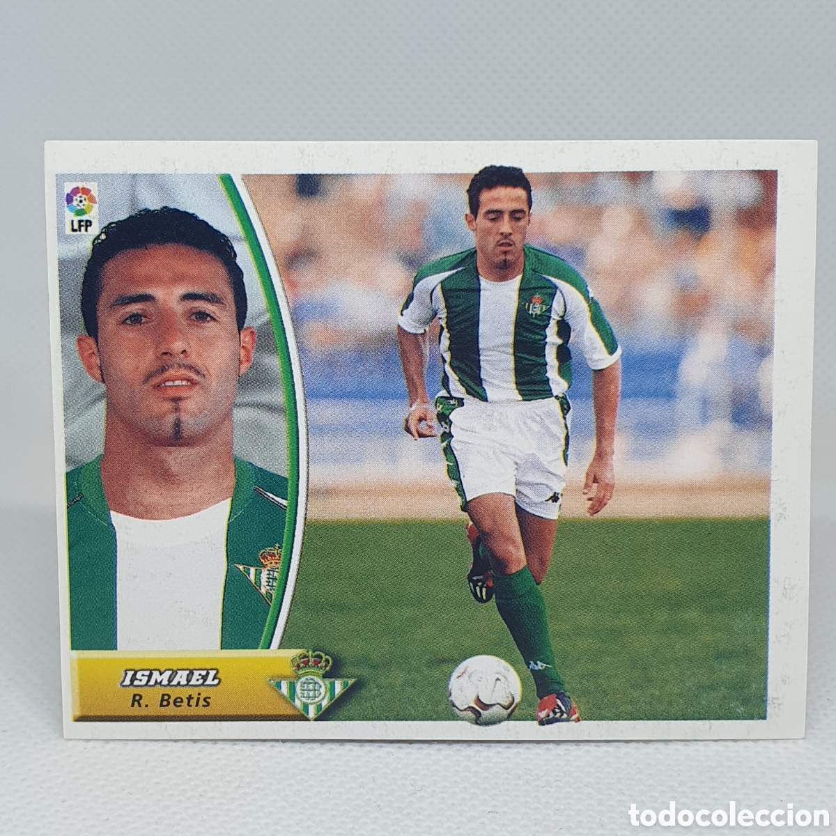 Cromos de f&uacute;tbol: ⚽️ ERROR CROMO DE FUTBOL ISMAEL BETIS ULTIMOS FICHAJES N.11 LIGA 2003-2004 ESTAMPAS EDICIONES ESTE