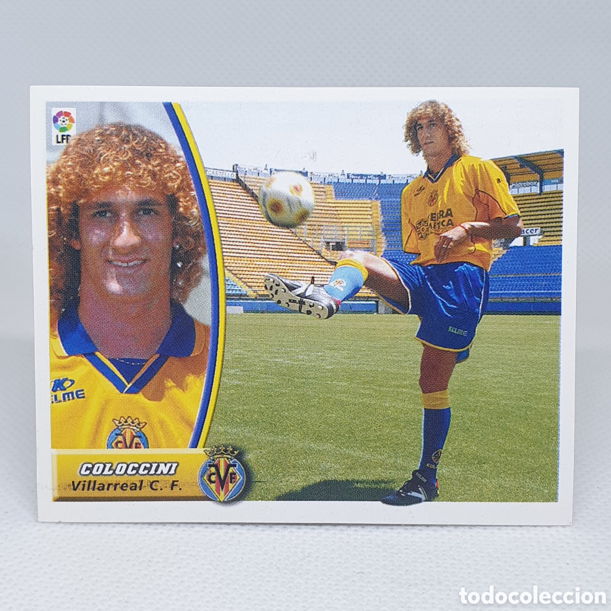 Cromos de f&uacute;tbol: ⚽️ CROMO DE FUTBOL COLOCCINI VILLARREAL ULTIMOS FICHAJES N.7 LIGA 2003-2004 ESTAMPAS EDICIONES ESTE