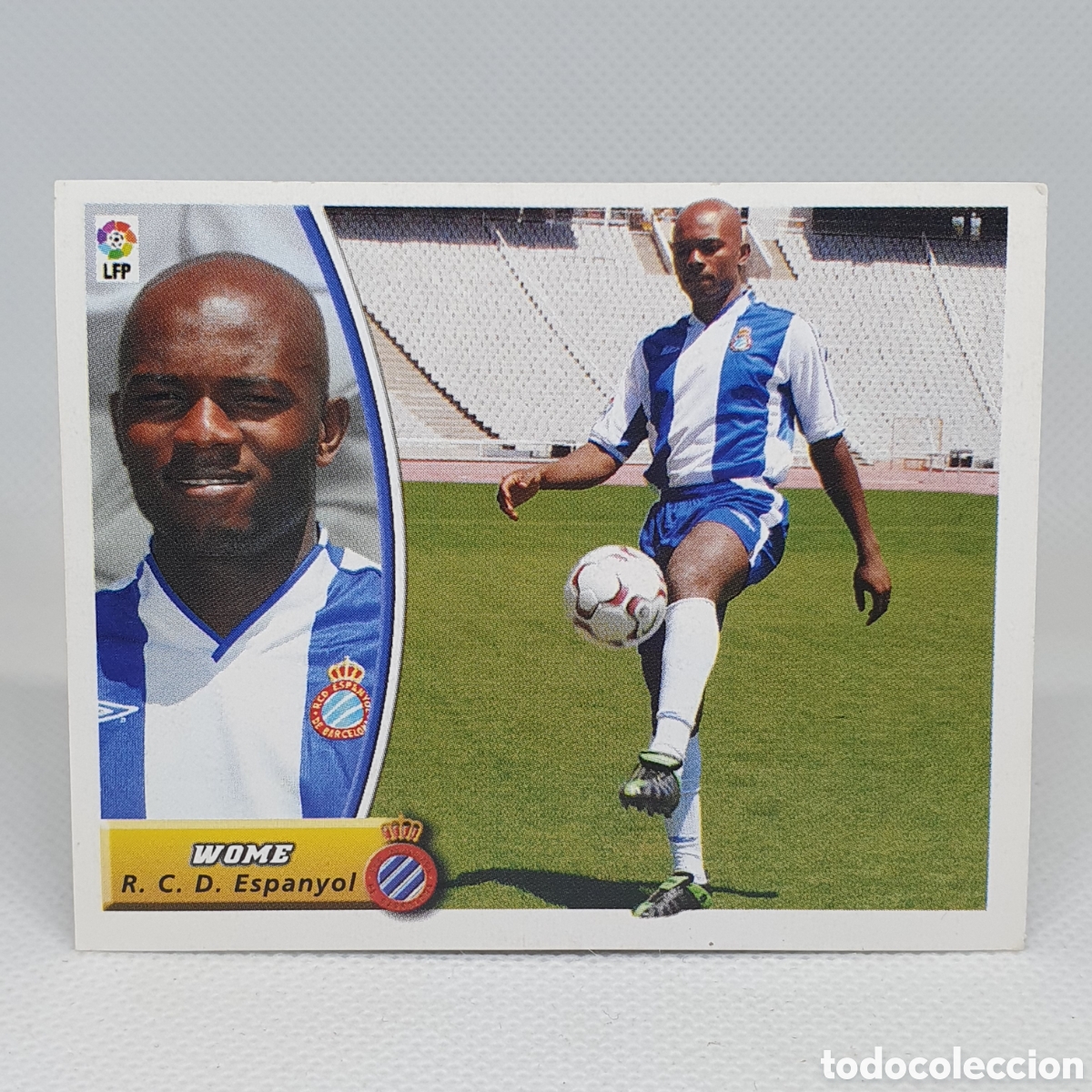 Cromos de f&uacute;tbol: ⚽️ CROMO DE FUTBOL WOME ESPANYOL ULTIMOS FICHAJES N.6 LIGA 2003-2004 ESTAMPAS EDICIONES ESTE LIGA 03