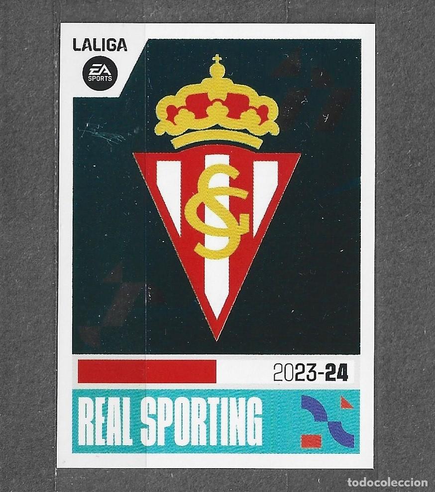 Cromos de f&uacute;tbol: Liga este 23/24 - Escudo 2&ordf; - N&ordm; 18 - Real Sporting