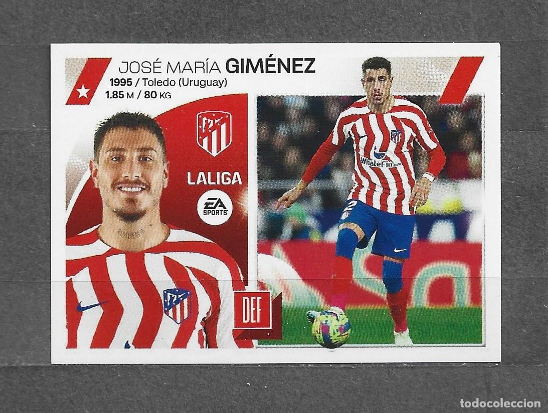 Cromos de f&uacute;tbol: Liga este 23/24 - Gim&eacute;nez - N&ordm; 6 - Atl&eacute;tico