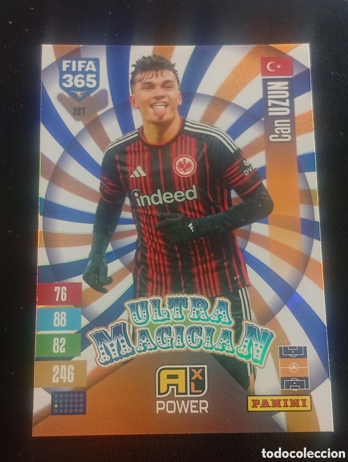 Cromos de f&uacute;tbol: 267 Magician UZUN EINTRACH FIFA 365 ADRENALYN XL 2026 2027 26 27 CROMOS CARDS PANINI TOPPS
