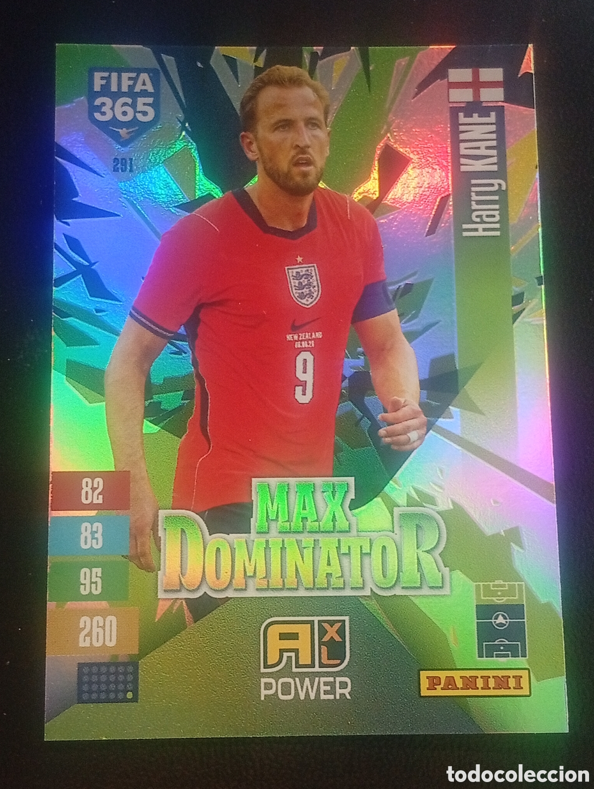 Cromos de f&uacute;tbol: 291 dominator KANE ENGLAND FRANCIA FIFA 365 ADRENALYN XL 2026 2027 26 27 CROMOS CARDS PANINI TOPPS