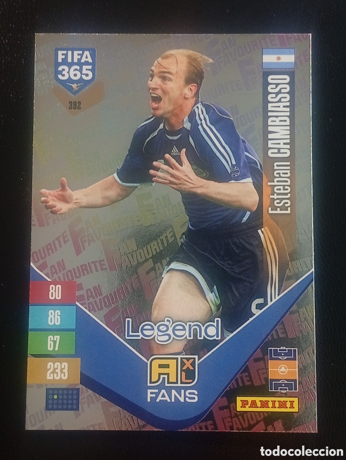 Cromos de f&uacute;tbol: 392 CAMBIASSO ARGENTINA FIFA 365 ADRENALYN XL 2026 2027 26 27 CROMOS CARDS PANINI TOPPS
