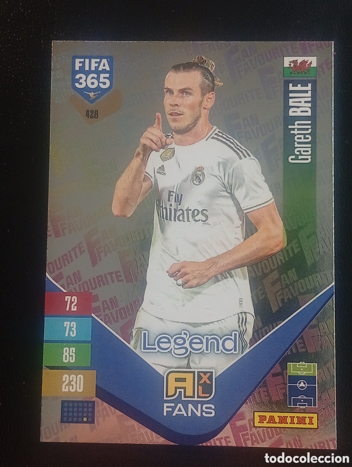 Cromos de f&uacute;tbol: 428 BALE REAL MADRID WALES FIFA 365 ADRENALYN XL 2026 2027 26 27 CROMOS CARDS PANINI TOPPS