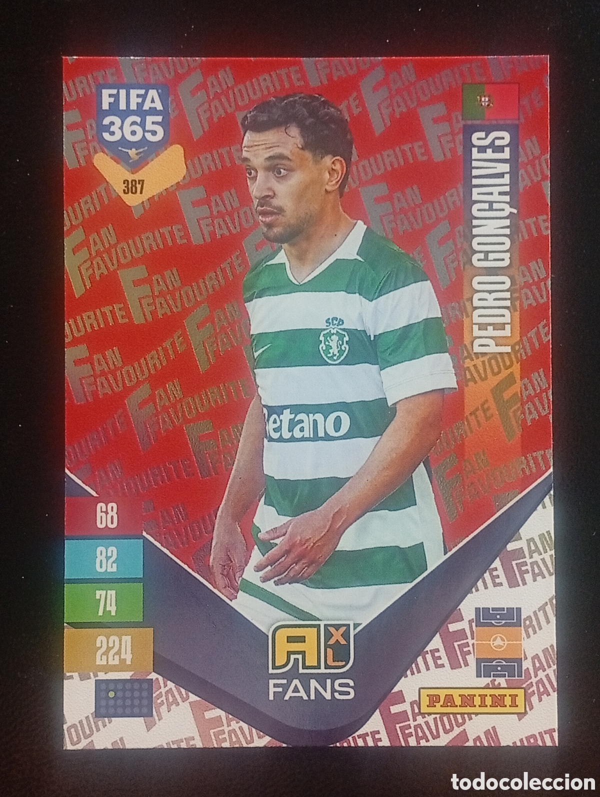 Cromos de f&uacute;tbol: 387 paralela red GON&Ccedil;ALVES SPORTING PORTUGAL FIFA 365 ADRENALYN 2026 2027 26 27 CARDS PANINI TOPPS