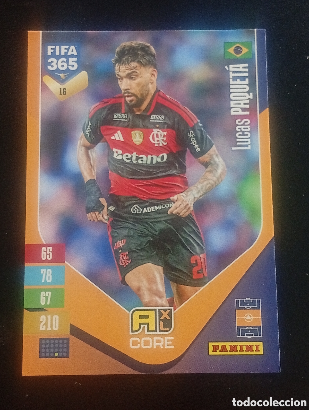 Cromos de f&uacute;tbol: 16 PAQUETA FLAMENGO BRASIL FIFA 365 ADRENALYN 2026 2027 26 27 CARDS PANINI TOPPS