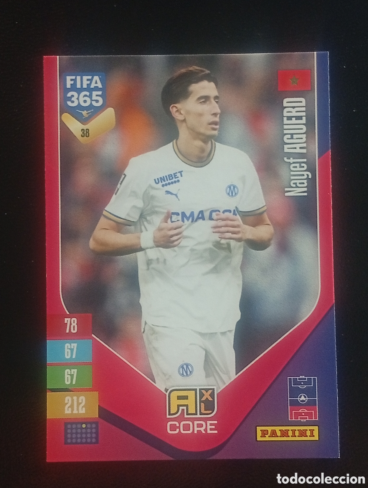 Cromos de f&uacute;tbol: 38 AGUERD MARSELLA FIFA 365 ADRENALYN 2026 2027 26 27 CARDS PANINI TOPPS