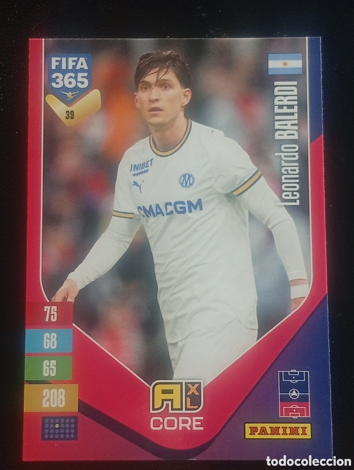 Cromos de f&uacute;tbol: 39 BALERDI MARSELLA FIFA 365 ADRENALYN 2026 2027 26 27 CARDS PANINI TOPPS