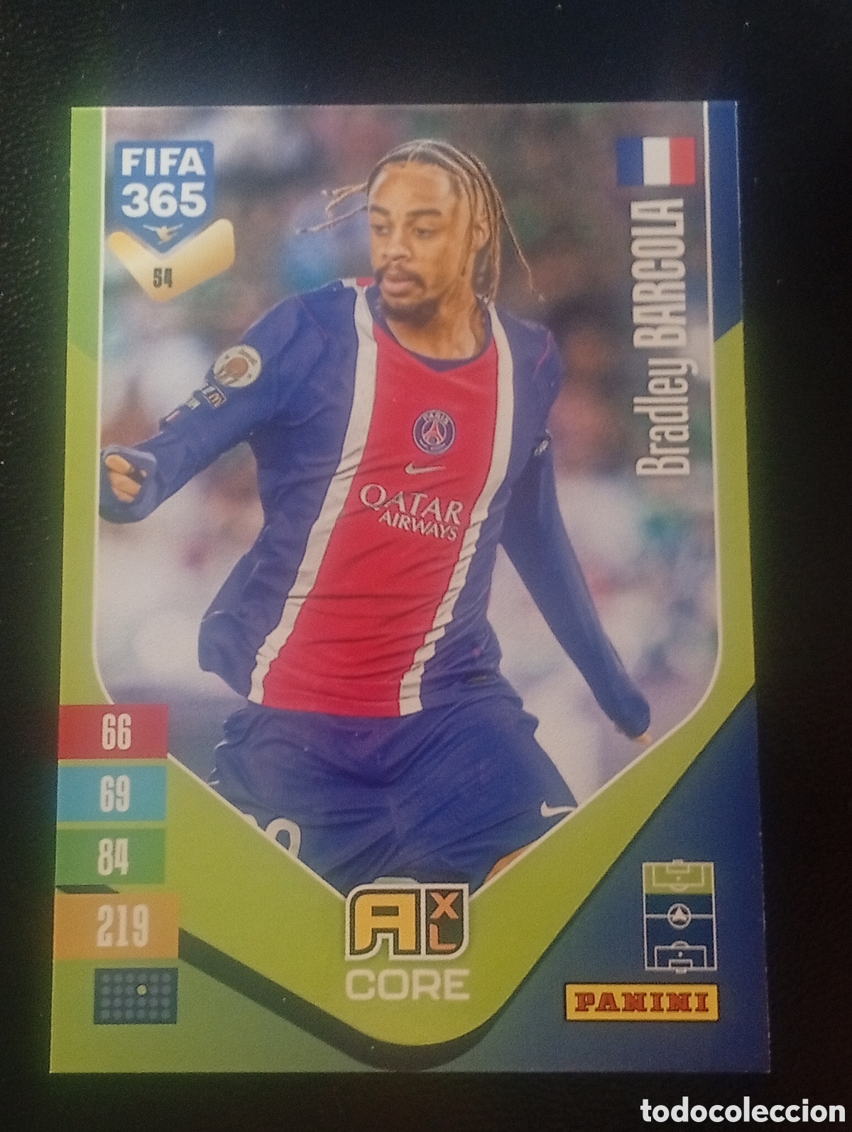 Cromos de f&uacute;tbol: 54 BARCOLA PSG FIFA 365 ADRENALYN 2026 2027 26 27 CARDS PANINI TOPPS