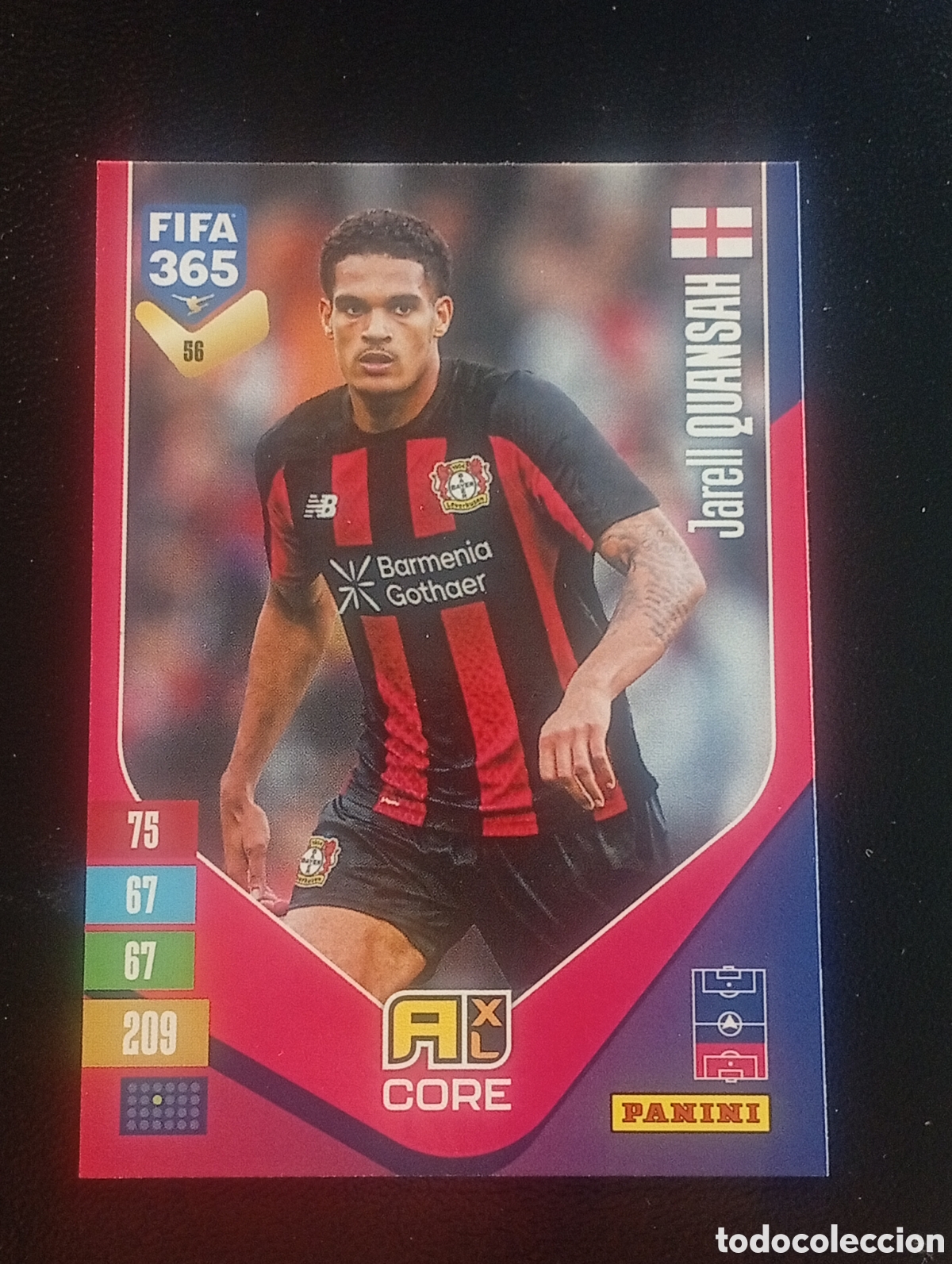 Cromos de f&uacute;tbol: 50 QUANSAH BAYER LEVERKUSEN FIFA 365 ADRENALYN 2026 2027 26 27 CARDS PANINI TOPPS