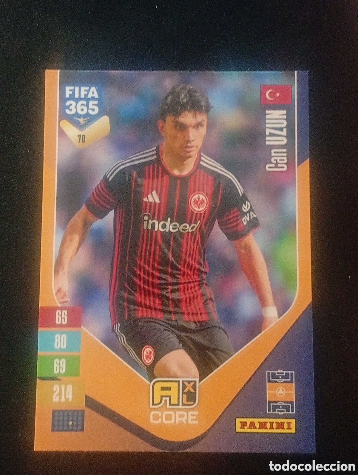 Cromos de f&uacute;tbol: 70 CAN UZUN EINTRACH FIFA 365 ADRENALYN 2026 2027 26 27 CARDS PANINI TOPPS