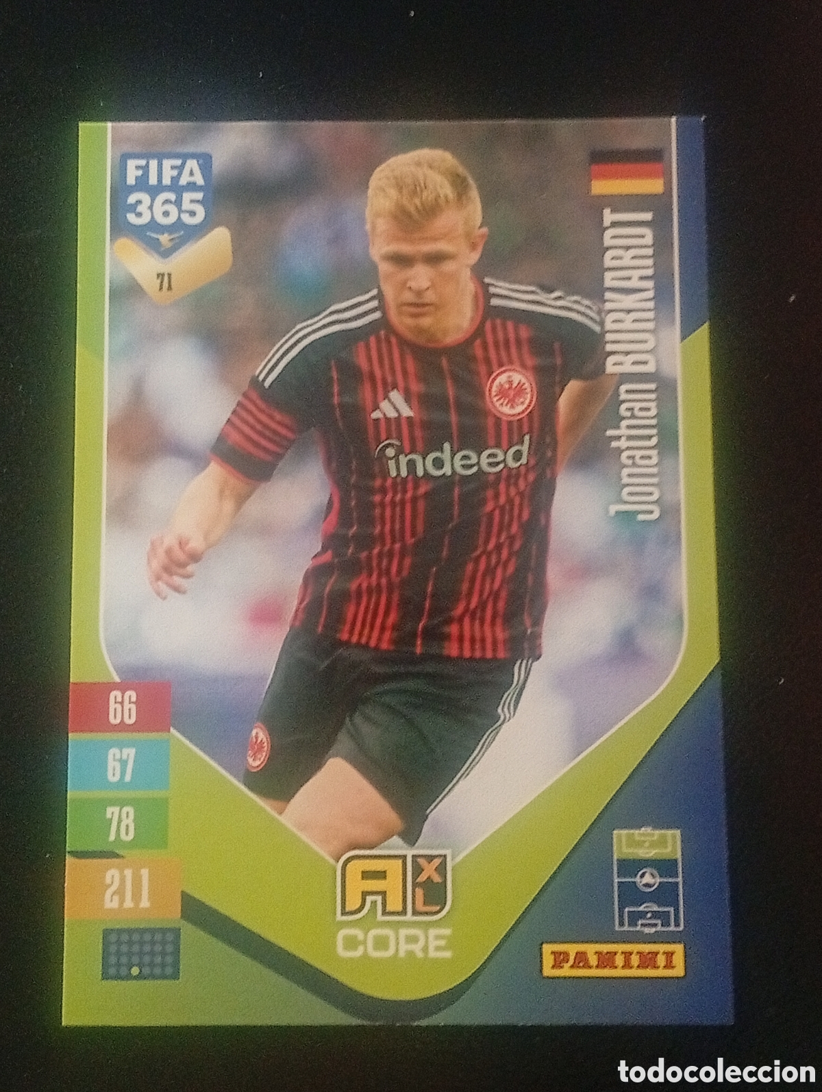 Cromos de f&uacute;tbol: 71 BURKARDT EINTRACH FIFA 365 ADRENALYN 2026 2027 26 27 CARDS PANINI TOPPS