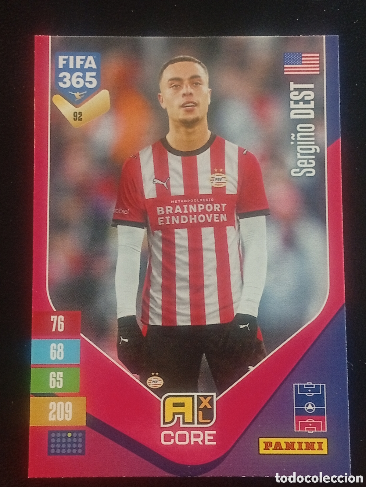Cromos de f&uacute;tbol: 92 DEST PSV EINDOVEN FIFA 365 ADRENALYN 2026 2027 26 27 CARDS PANINI TOPPS