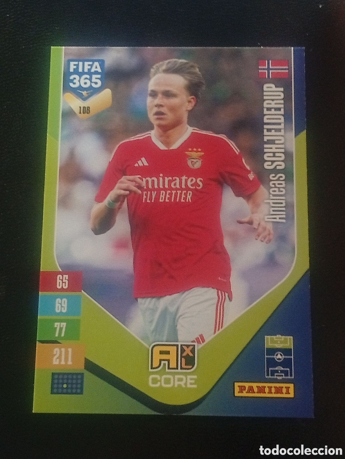 Cromos de f&uacute;tbol: 108 SCHJELDERUP BENFICA PORTUGAL FIFA 365 ADRENALYN 2026 2027 26 27 CARDS PANINI TOPPS