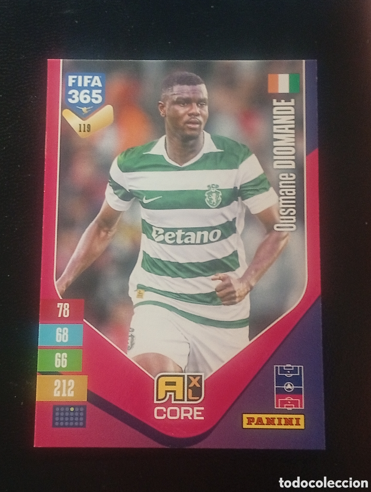Cromos de f&uacute;tbol: 119 DIOMANDE SPORTING PORTUGAL FIFA 365 ADRENALYN 2026 2027 26 27 CARDS PANINI TOPPS