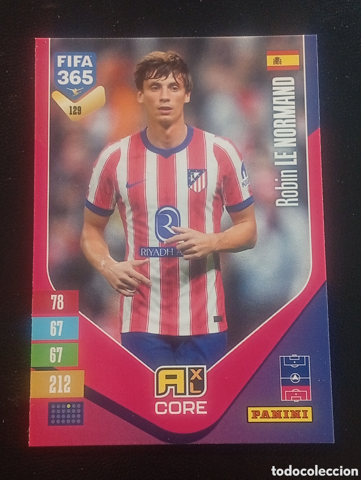 Cromos de f&uacute;tbol: 129 LE NORMAND ATL&Eacute;TICO DE MADRID FIFA 365 ADRENALYN 2026 2027 26 27 CARDS PANINI TOPPS