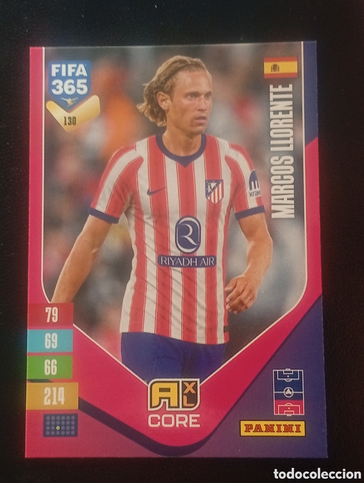 Cromos de f&uacute;tbol: 130 MARCOS LLORENTE ATL&Eacute;TICO DE MADRID FIFA 365 ADRENALYN 2026 2027 26 27 CARDS PANINI TOPPS