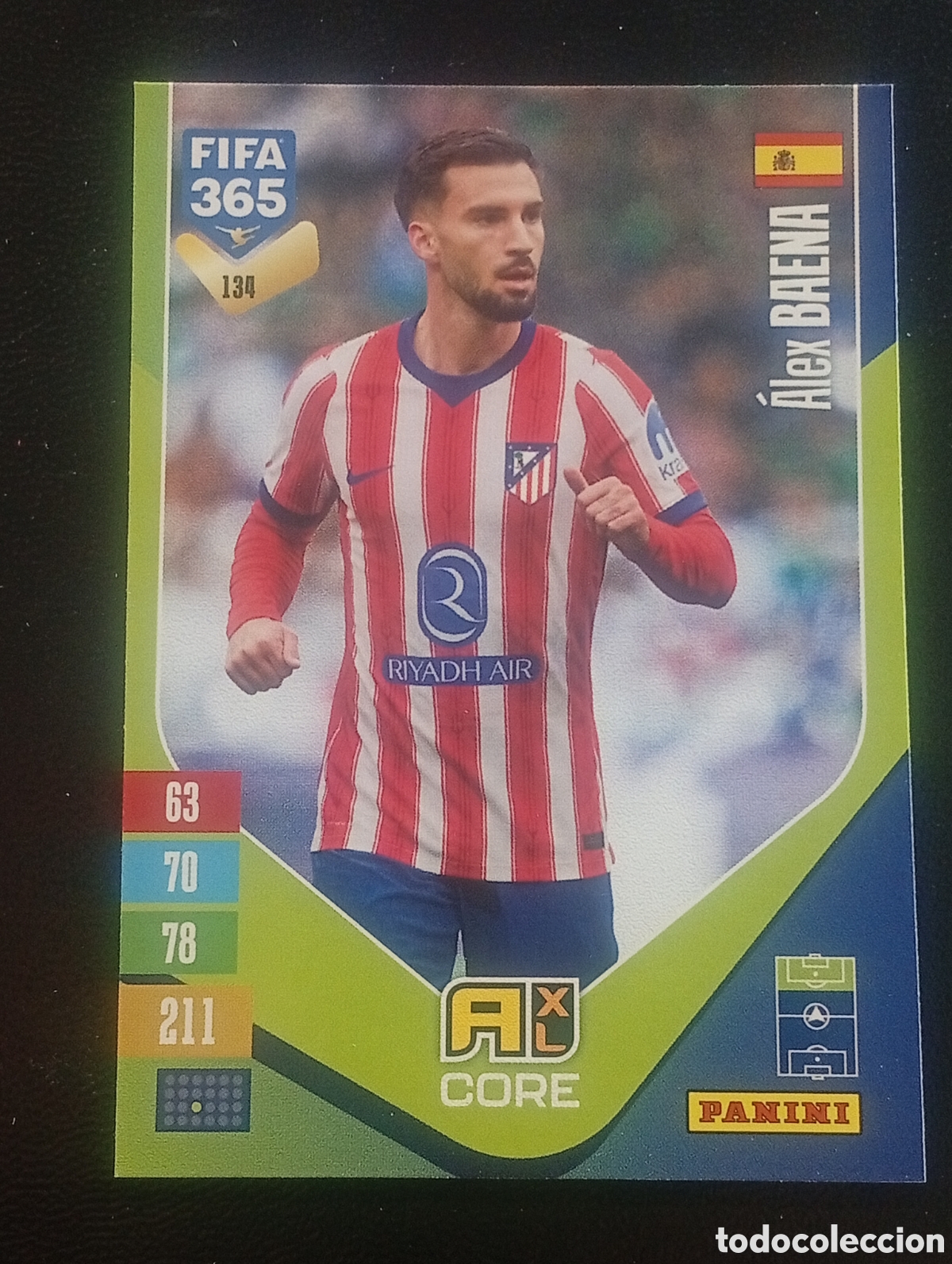 Cromos de f&uacute;tbol: 134 ALEX BAENA ATL&Eacute;TICO DE MADRID FIFA 365 ADRENALYN 2026 2027 26 27 CARDS PANINI TOPPS